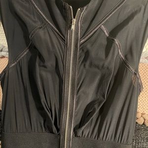 Bebe zip up dress size S